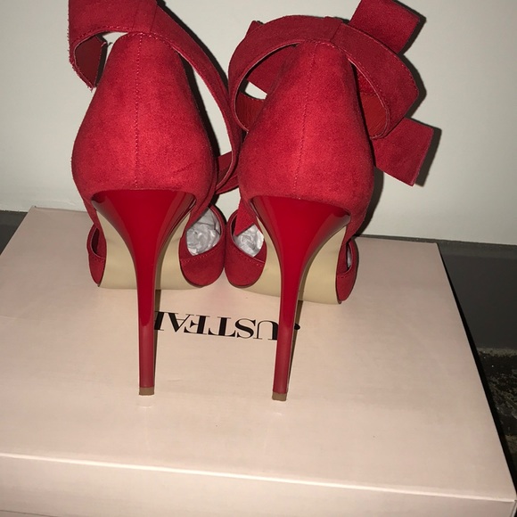 Red JustFab shoes - Picture 3 of 3